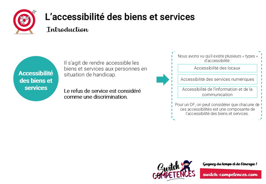 accessibilité des services numériques pour les organismes de formation