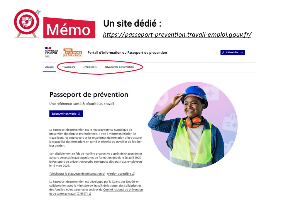 page passeport prévention