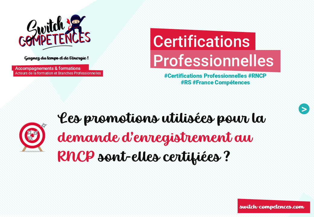 devenir promotions projet RNCP