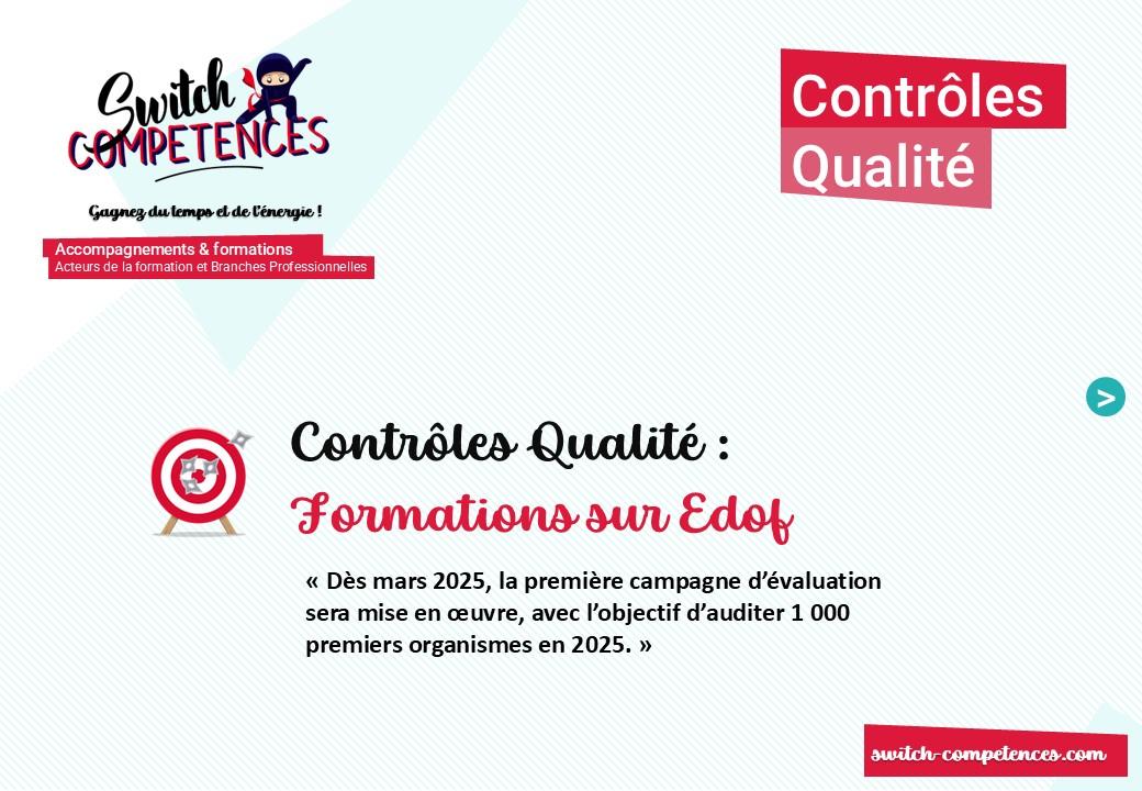 edof contrôles qualité image