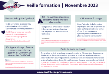 veille formation novembre 2023