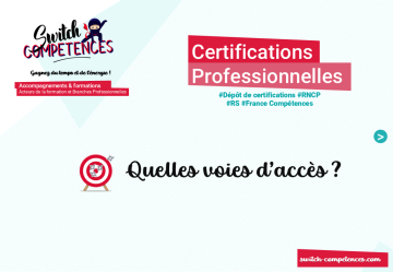 Quelles voies d'accès pour les certifications professionnelles RNCP / RS
