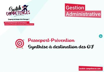 passeport prévention - démarches OF